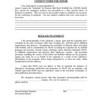 Little Guy Football Medical Treatment Consent Form for Minor